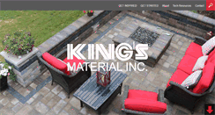 Desktop Screenshot of kingsmaterial.com
